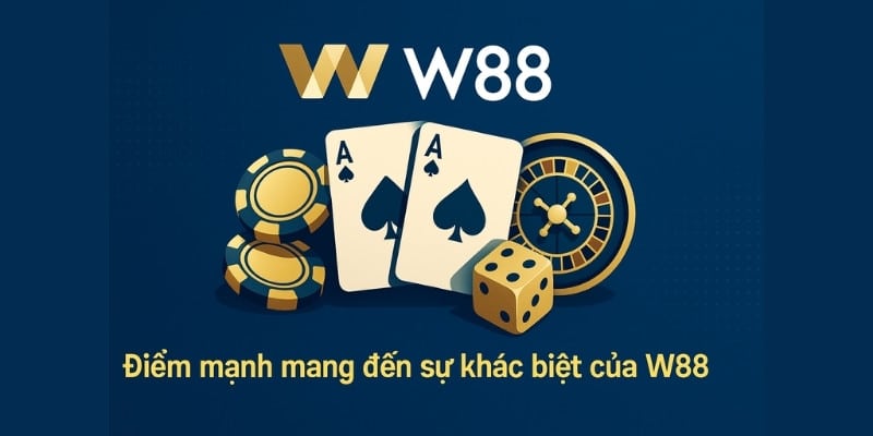 Điểm mạnh mang đến sự khác biệt của W88
