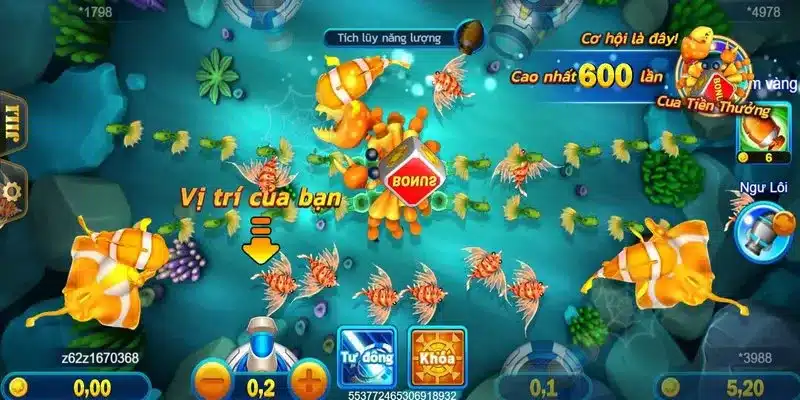 Chơi bắn cá đại gia hiệu quả phụ thuộc vào việc chọn khung giờ cá boss xuất hiện