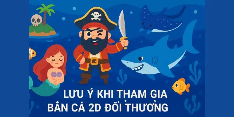 Lưu ý khi tham gia bắn cá 2D đổi thưởng